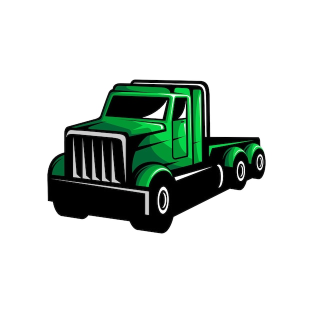 truck transportation vector design on white background