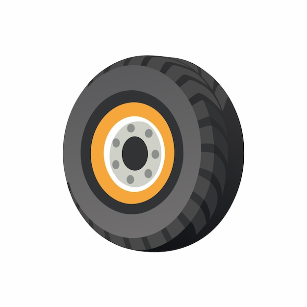 truck tyre vector