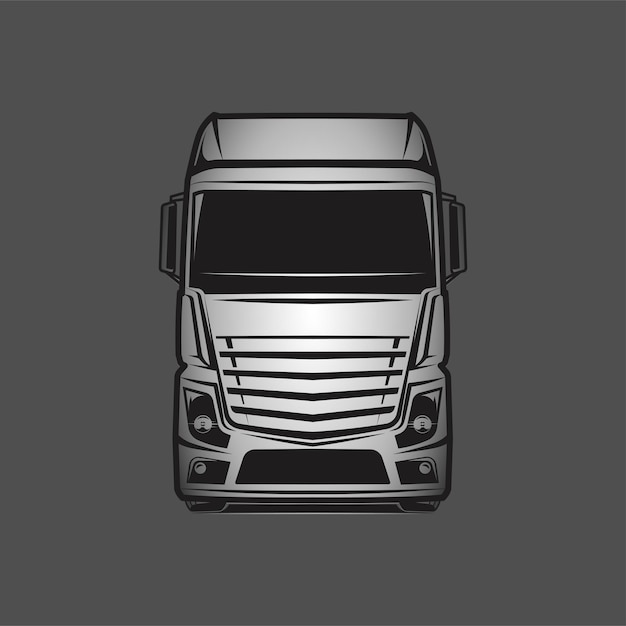 Vector truck vector illustration