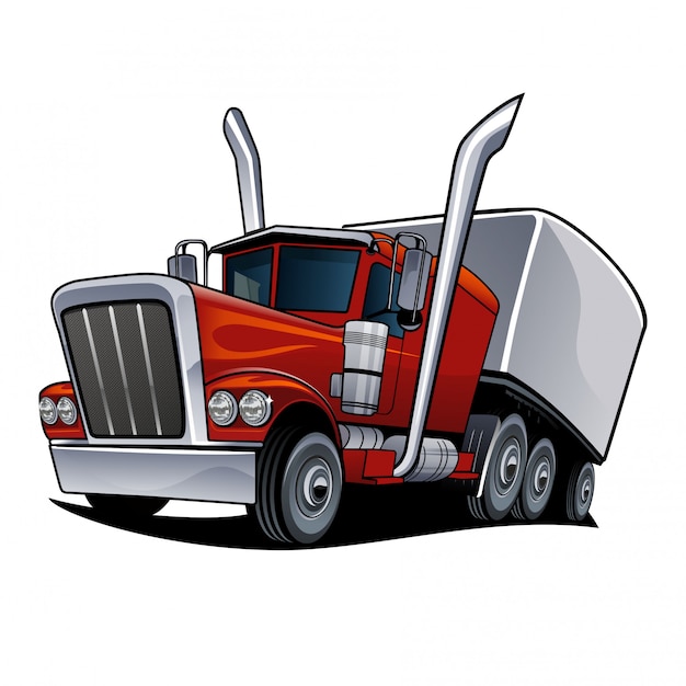 Vector truck vectorillustratie