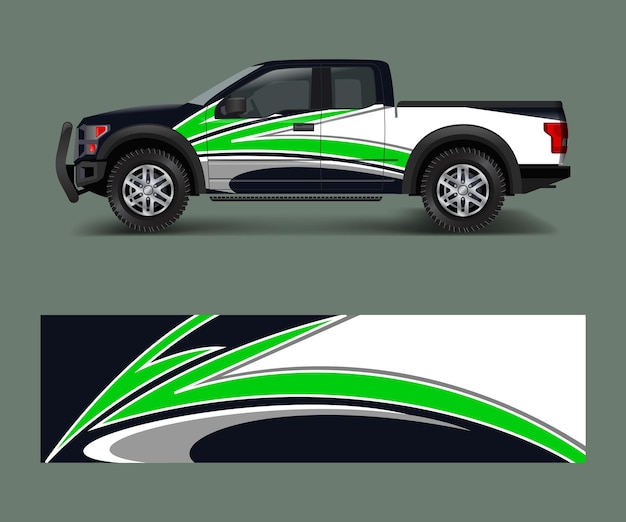 Truck And Vehicle car racing graphic for wrap and vinyl sticker