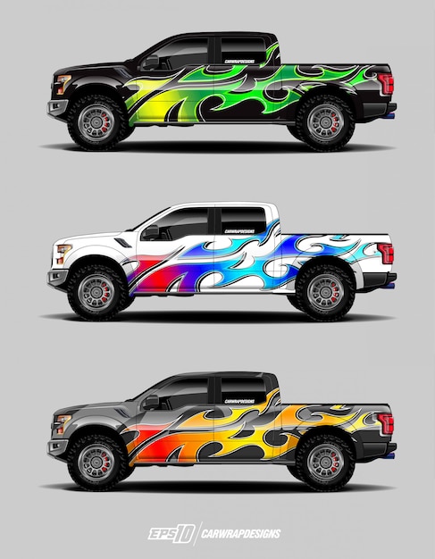 Truck wrap set