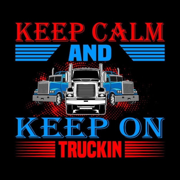 Trucker T-shirtontwerp