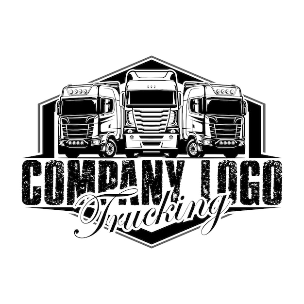 Trucking company logo design