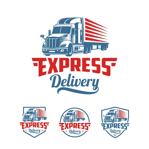 Шаблон логотипа транспортной компании