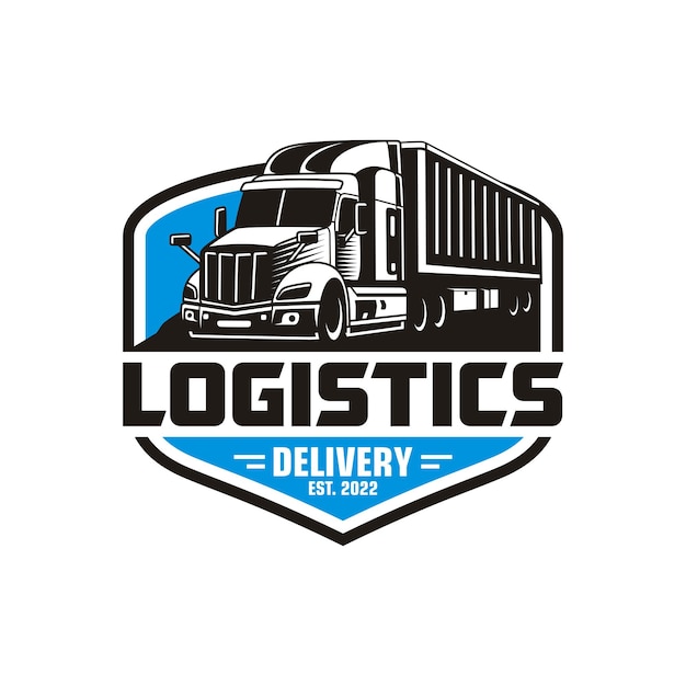 Шаблон логотипа транспортной компании