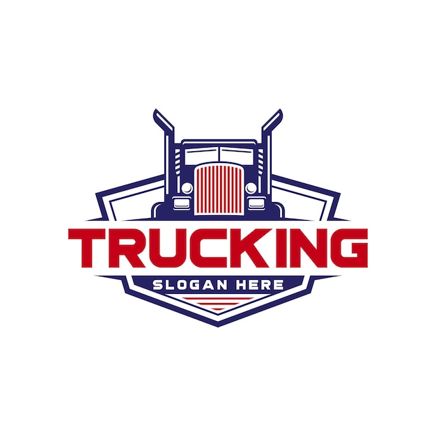 Trucking company logo template