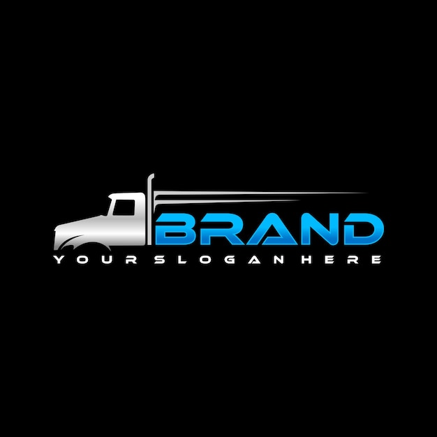 Trucking logo template