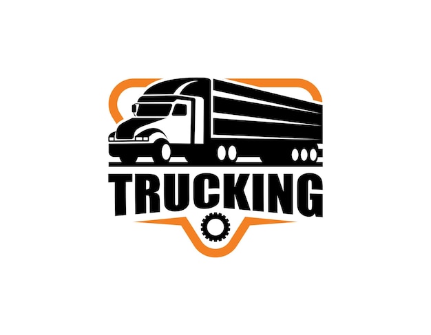 Trucking logo template