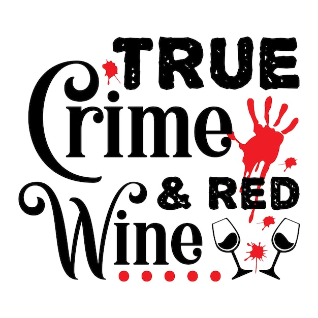 Вектор Рубашка true crime svg