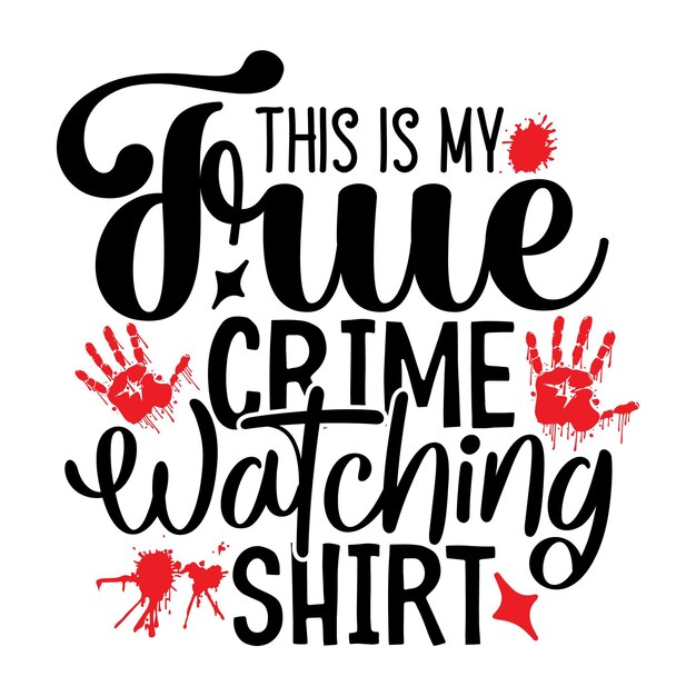 Vector true crime svg designs