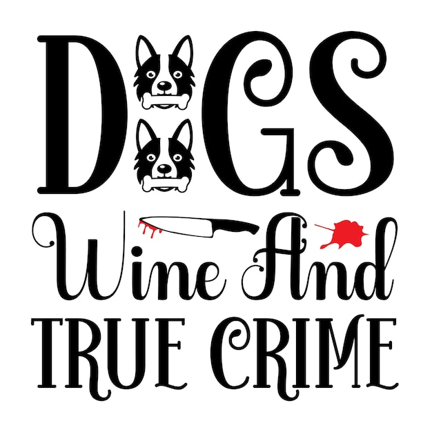 True crime svg-ontwerp