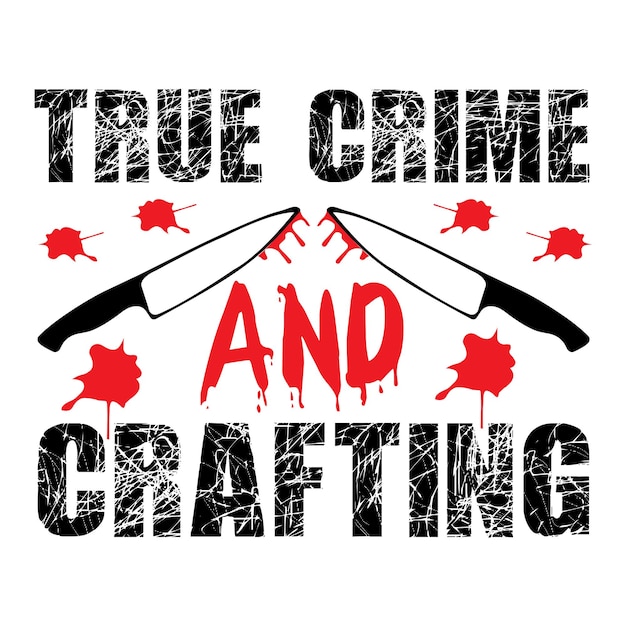 True Crime Svg-ontwerp