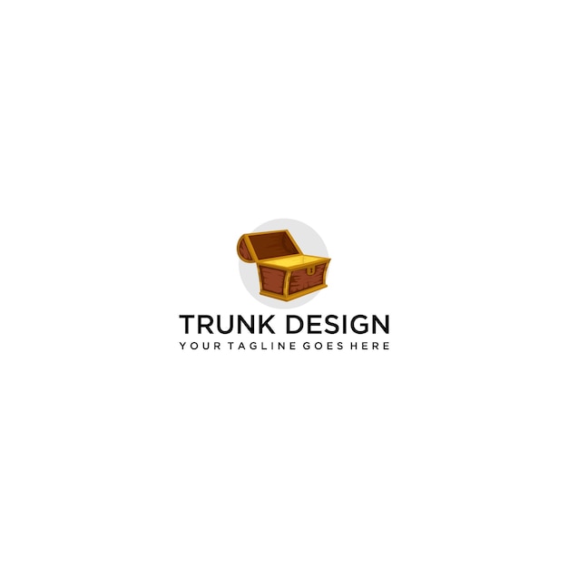 Trunk 3d modern logo design