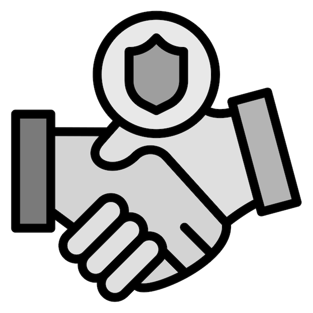Trust icon vector image Can be used for Friendship
