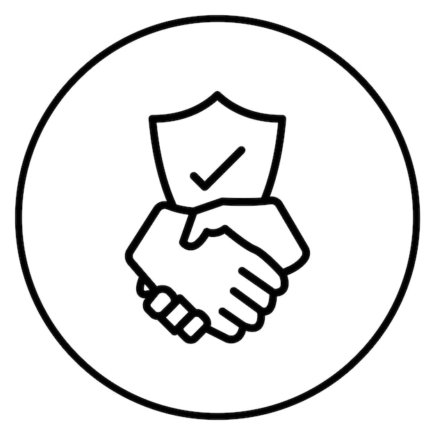 trust icon vector image can be used for inheritance