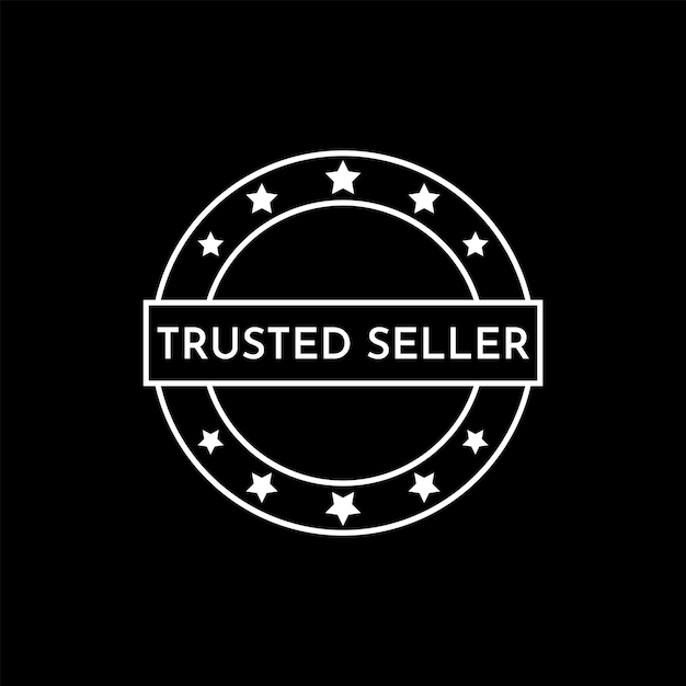 Trusted Seller Stamp Icon Logo Design