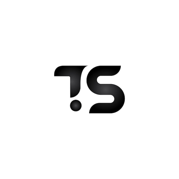 Дизайн логотипа ts letter