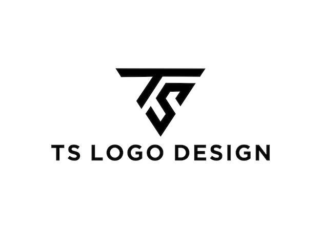 ts logo design vector illustration