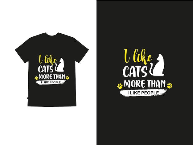 Tshirt design for cat Lovers