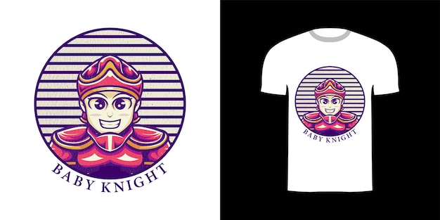 tshirt design illustration knight