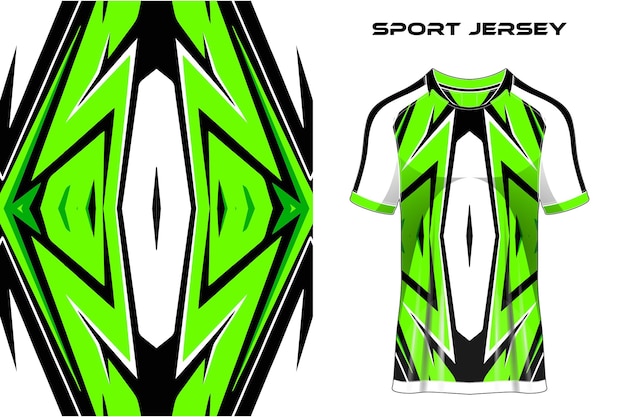 レーシングサイクリングゲームジャージベクトルプレミアムベクトルのためのTシャツデザインスポーツデザイン