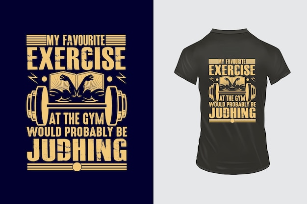 Tshirt design vector gym Tshirt vector