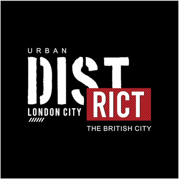 Tshirt designs and posters that says urban district