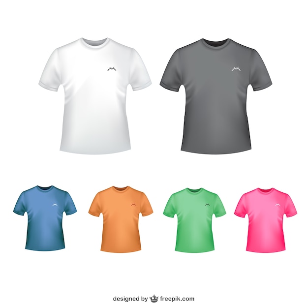 Vettore template tshirt vector