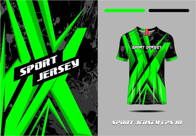 Tshirt green pink grunge texture background for soccer jersey cycling football gaming premium