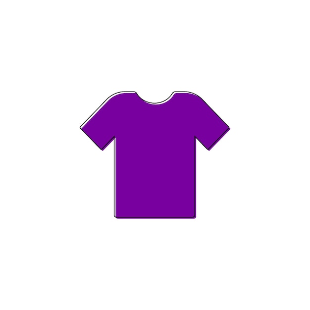 Tshirt icon flat graphic design template shop sign vector illustration