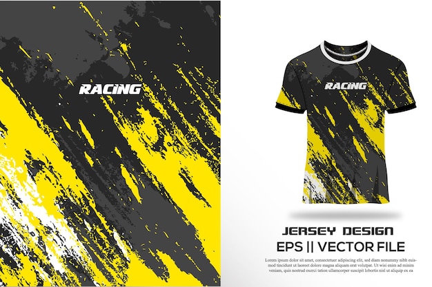 Tshirt and jersey design for racing cycling football gaming motocross Sports