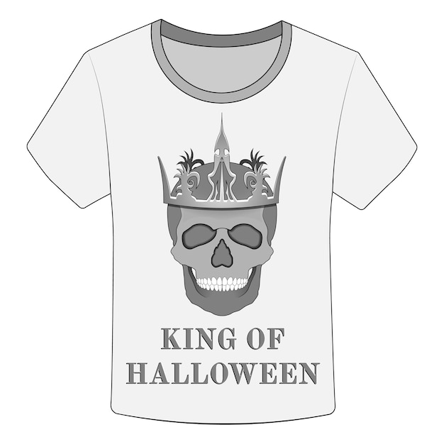 ベクトル ハロウィンのtシャツキング