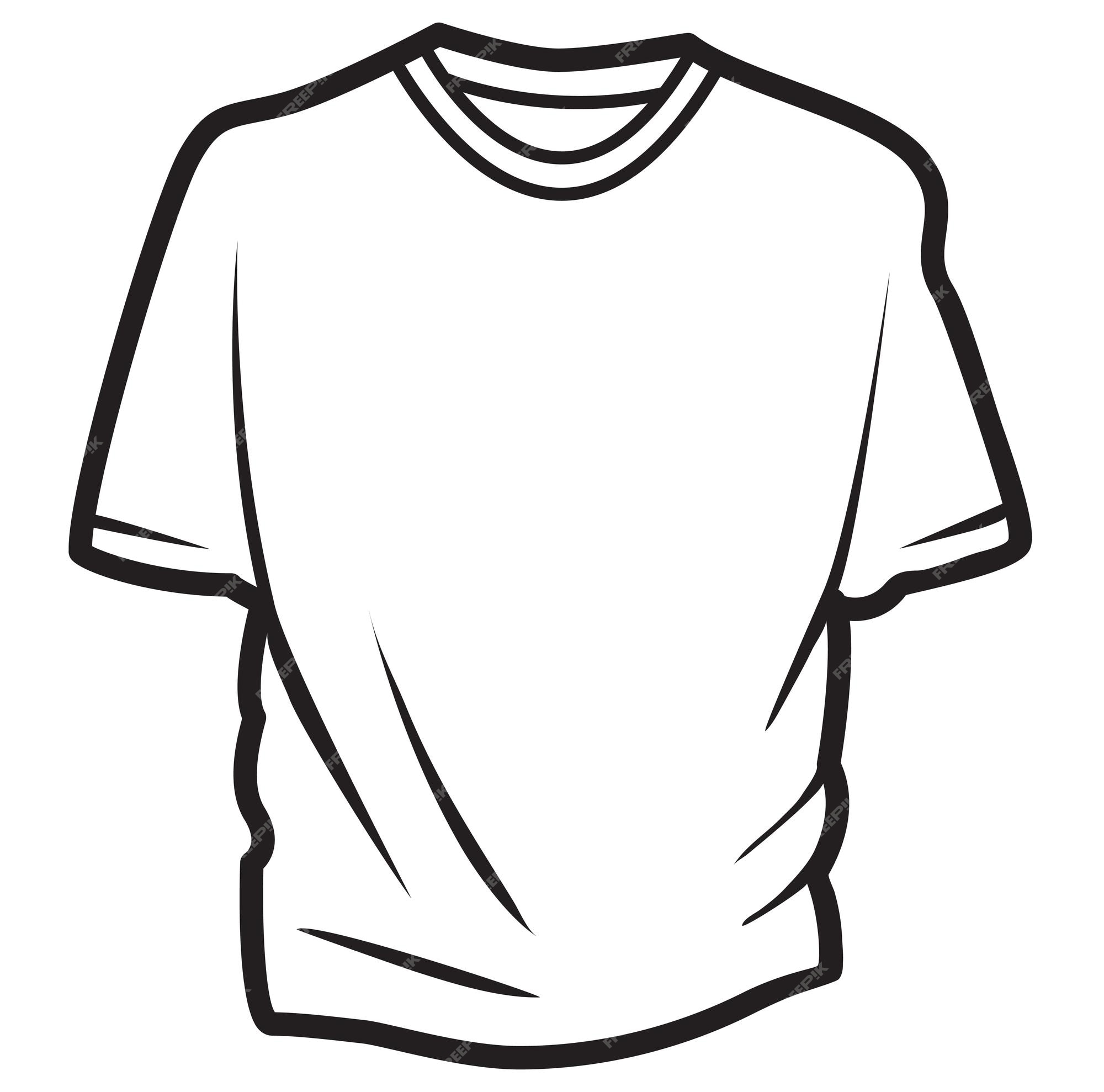 Premium Vector | Tshirt line art vector illustration