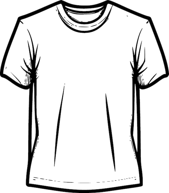 TShirt Minimalist and Simple Silhouette Vector illustration