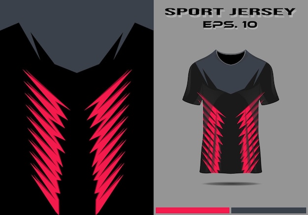 Tshirt mockup sport jersey for racing gaming cycling design