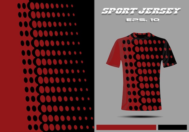 Tshirt mockup template jersey racing sport gaming design