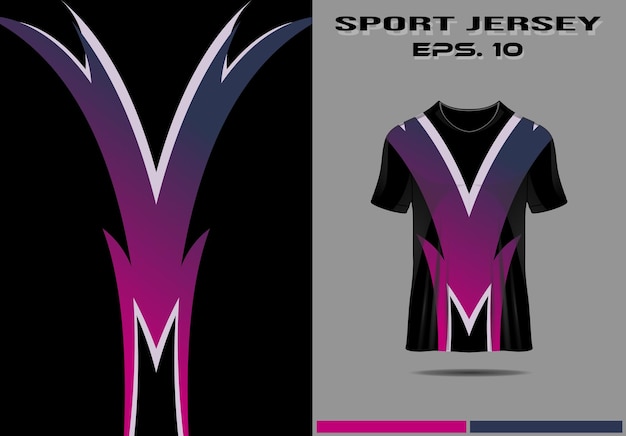 Maglietta modello mockup jersey per il design di giochi di corse sportive