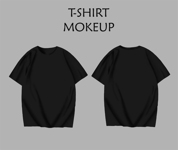 Vector tshirt mokeup