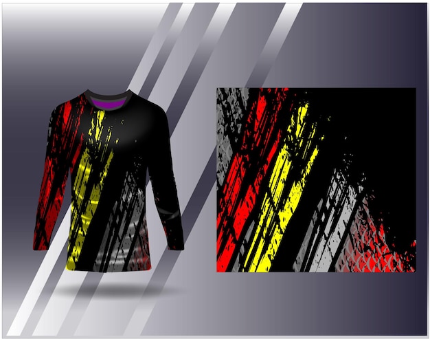 Tshirt sport abstract textuur jersey ontwerp voor racen voetbal gaming motorcross gaming fietsen