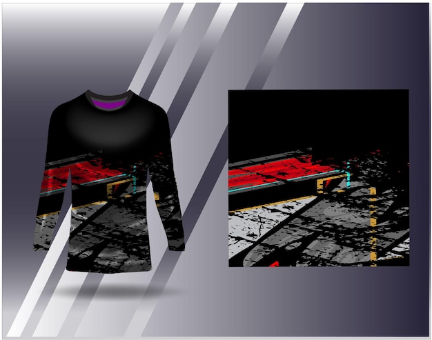 Tshirt sport abstract textuur jersey ontwerp voor racen voetbal gaming motorcross gaming fietsen