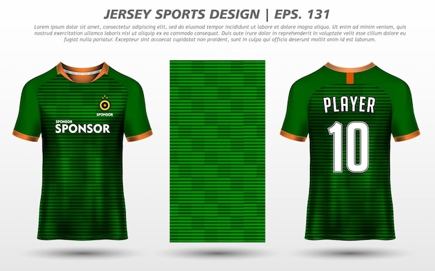 Tshirt Sport Design Mockup Abstract Template Премиум Скачать