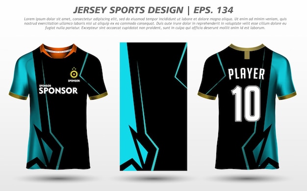 Tshirt Sport Design Mockup Abstract Template Премиум Скачать