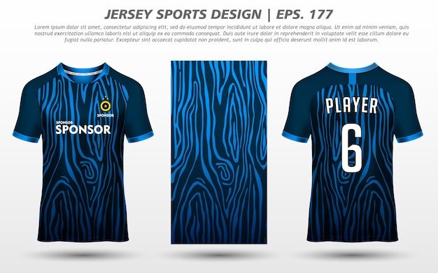 Tshirt sport design mockup modello astratto download premium