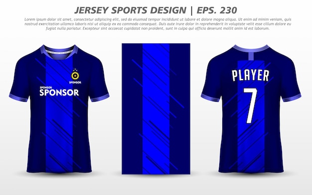 Tshirt Sport Design Mockup Abstract Template Премиум Скачать