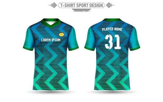 Tshirt Sport Design Mockup Abstract Template