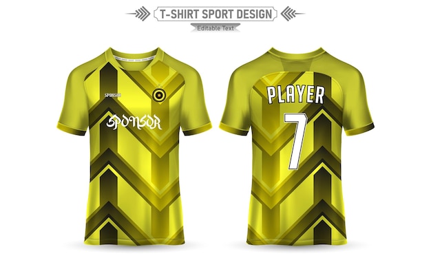 Tshirt Sport Design Mockup abstracte sjabloon