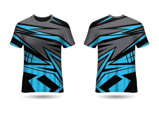 Футболка sport design racing jersey vector