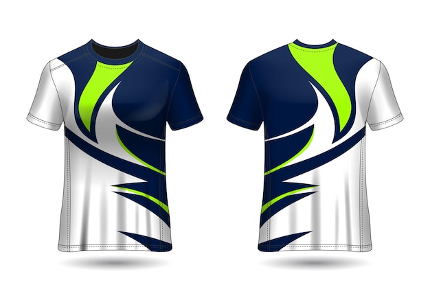 Tshirt sport design racing jersey vector