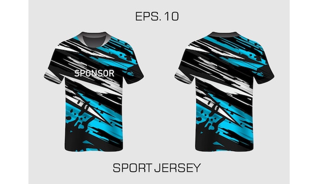 tshirt sport design template Soccer jersey mockup for football club